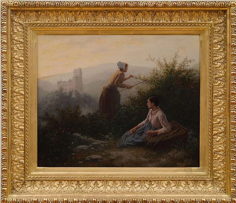 Frederic Theodore Lix - Scena di genere